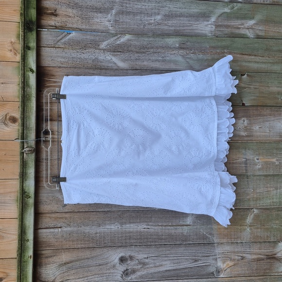 Tribal Size 14 White 100% Cotton Skirt - Picture 4 of 17